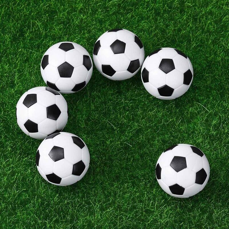 6 x 3.2cm/1.3" Mini Table Football Balls ABS