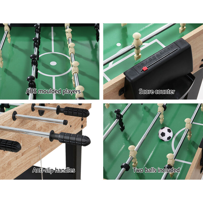 10-in-1 Foosball Table Soccer Hockey Pool Shuffeboad Combo Game