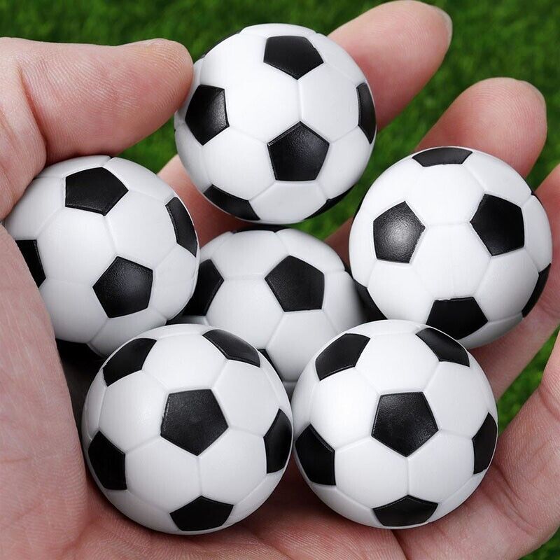 6 x 3.2cm/1.3" Mini Table Football Balls ABS