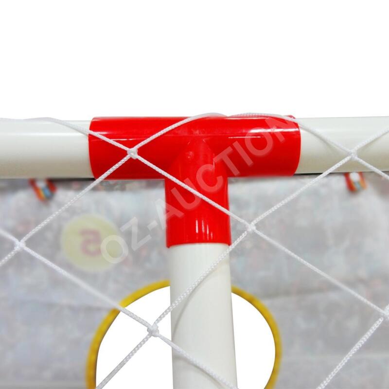 2 in 1 Kids Football Goal Target Training Practise Set with Ball & Pump