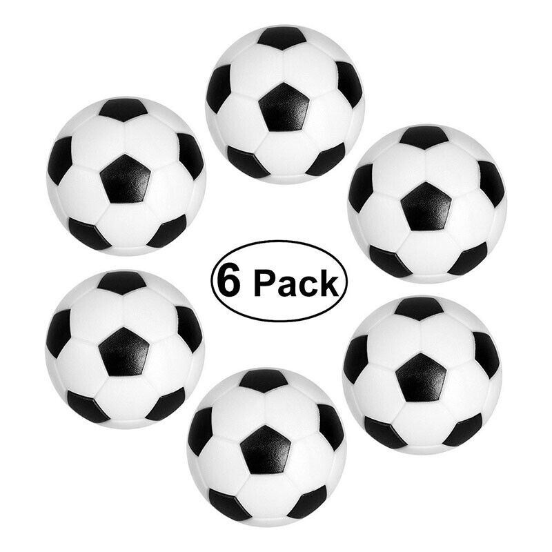 6 x 3.2cm/1.3" Mini Table Football Balls ABS