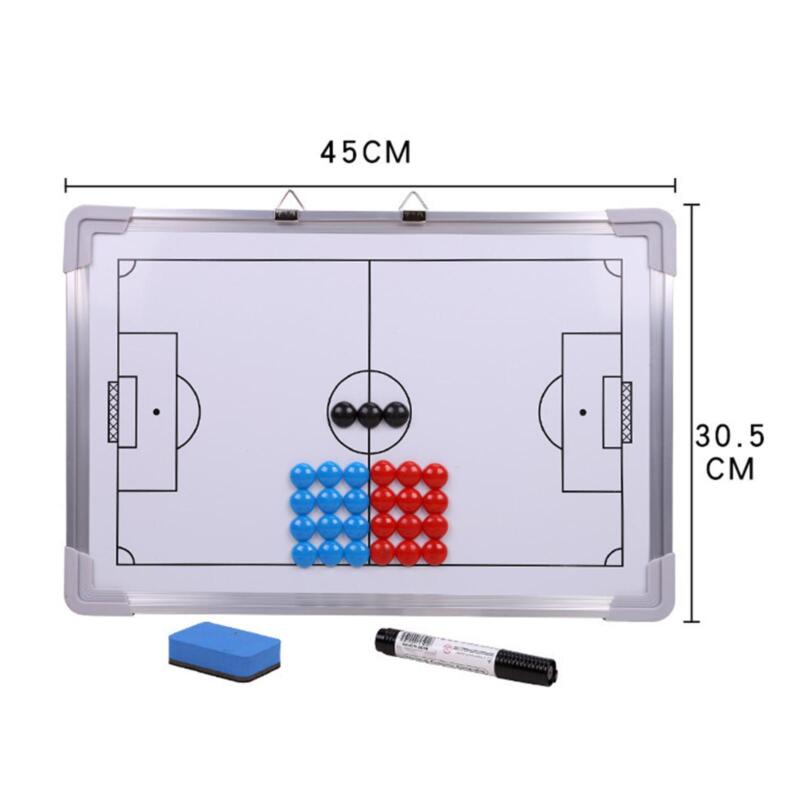 Football Magnetic Coaching Board with Marker Pen and Magnetic Player Pieces