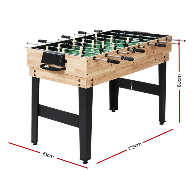 10-in-1 Foosball Table Soccer Hockey Pool Shuffeboad Combo Game