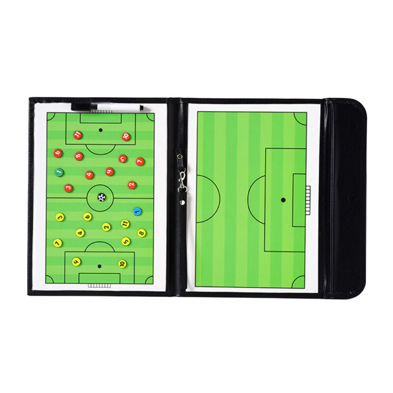 1 Set 53cm Portable Foldable Magnetic Football Tactical Coaching Clipboard