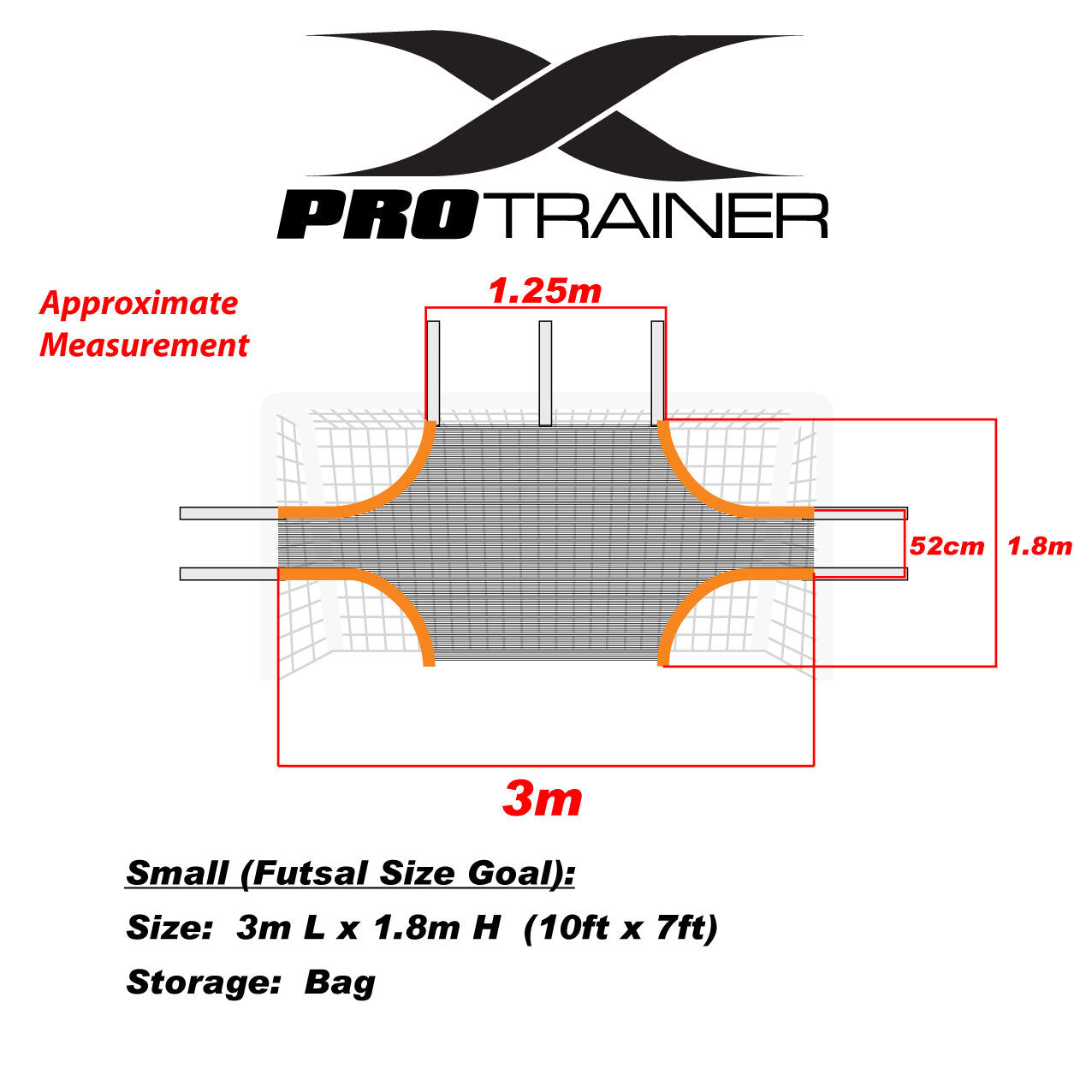 Performance Pro Precision Football Goal Mouth Shot Training Target Practice Net