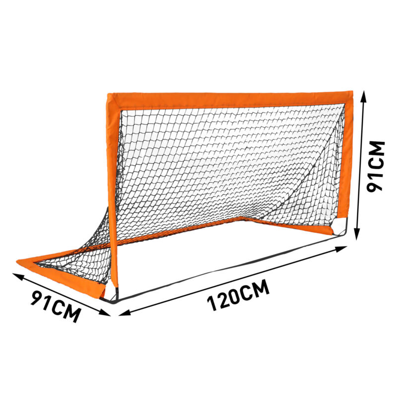 Football Portable Training Goal Set For Outdoor Practice w/Carry Bag