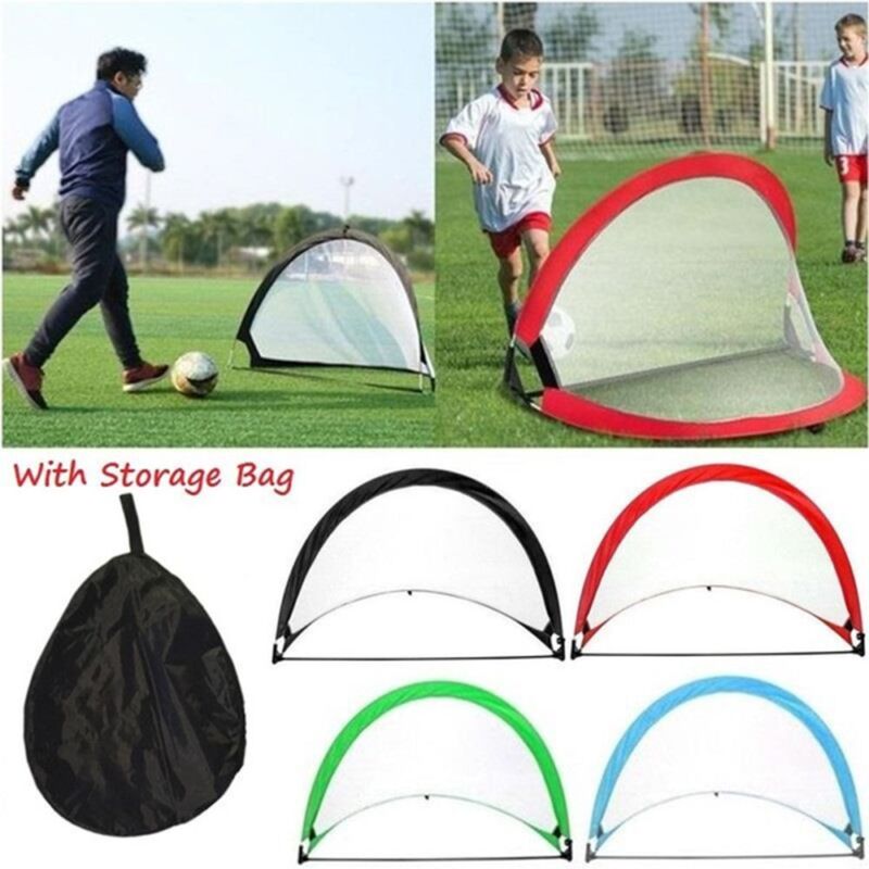 Portable Mini Folding Football/Soccer Goals For Outdoor Games or Training Drills