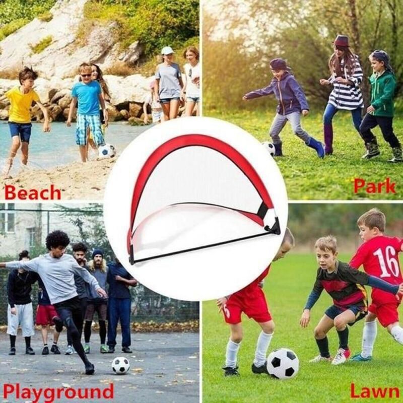 Portable Mini Folding Football/Soccer Goals For Outdoor Games or Training Drills