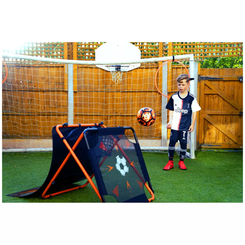 Football Flick Urban Skills Training Rebounder and Net